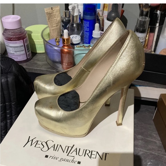 YSL heels 37 1/2 preowned with box - Picture 8 of 14